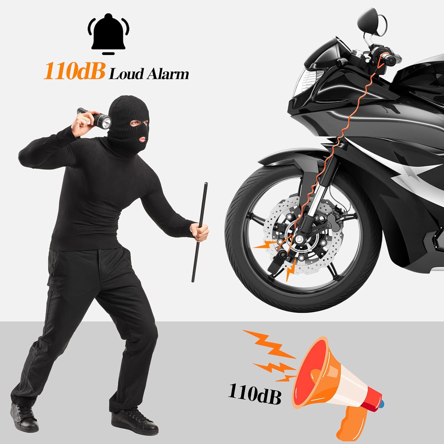 Verrou Intelligent Anti-Vol Moto